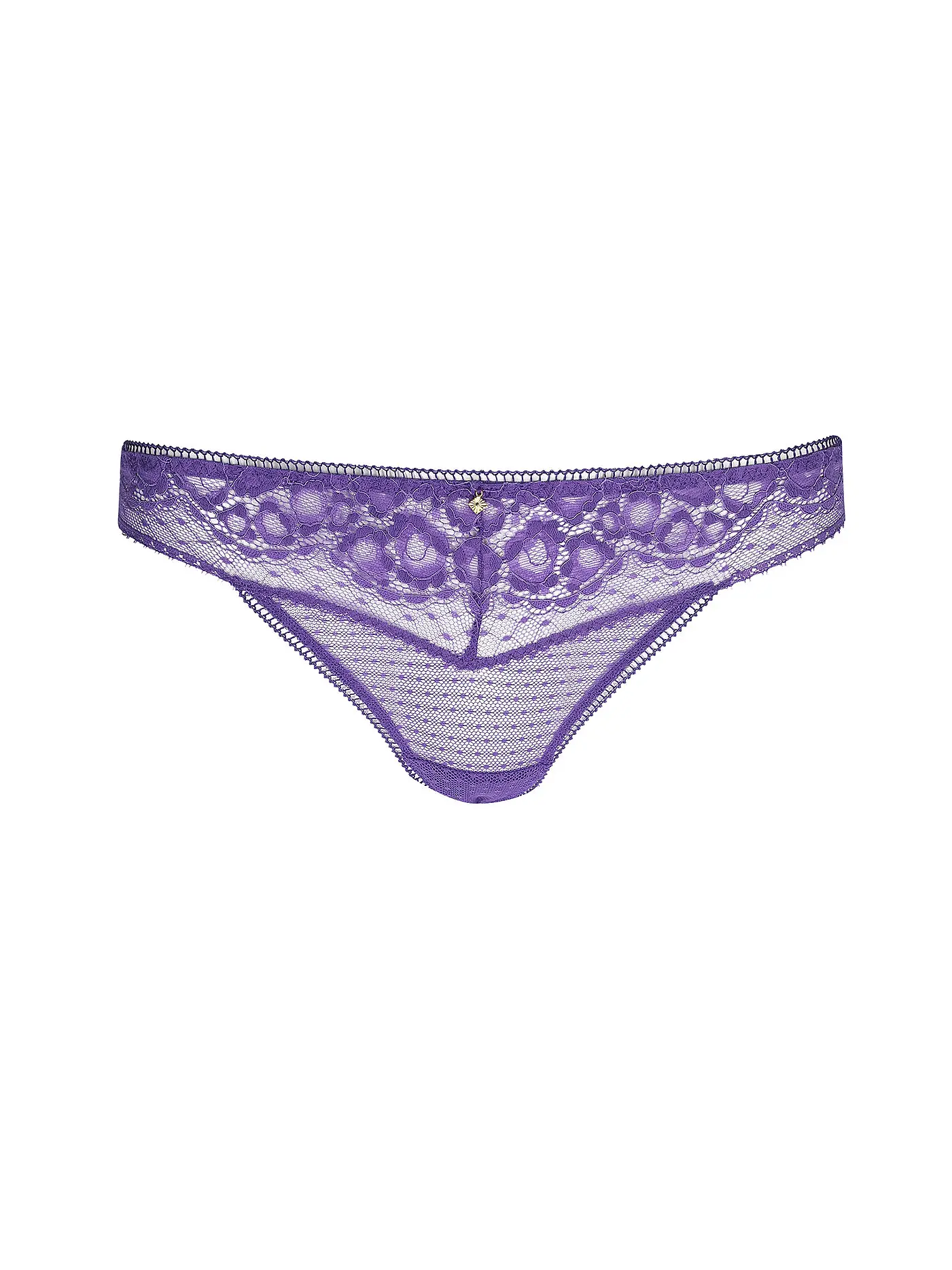 AUBADE | String ILLUSION FAUVE ultraviolt | 